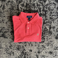 Ralph Lauren Coral Pink Polo Shirt Youth L Adult S