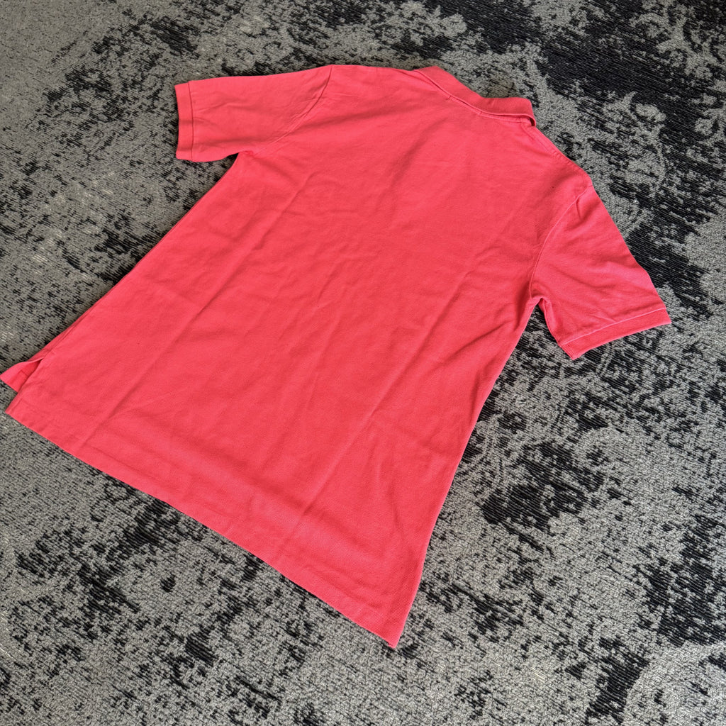 Ralph Lauren Coral Pink Polo Shirt Youth L Adult S