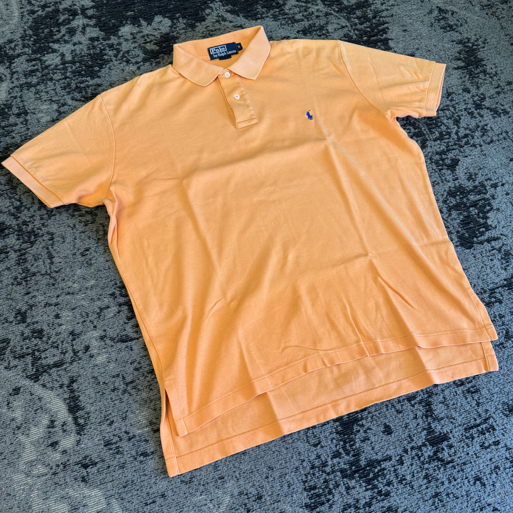 Ralph Lauren Peach Polo Shirt Size M
