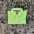 Tommy Hilfiger Lime Green Polo Shirt Size S