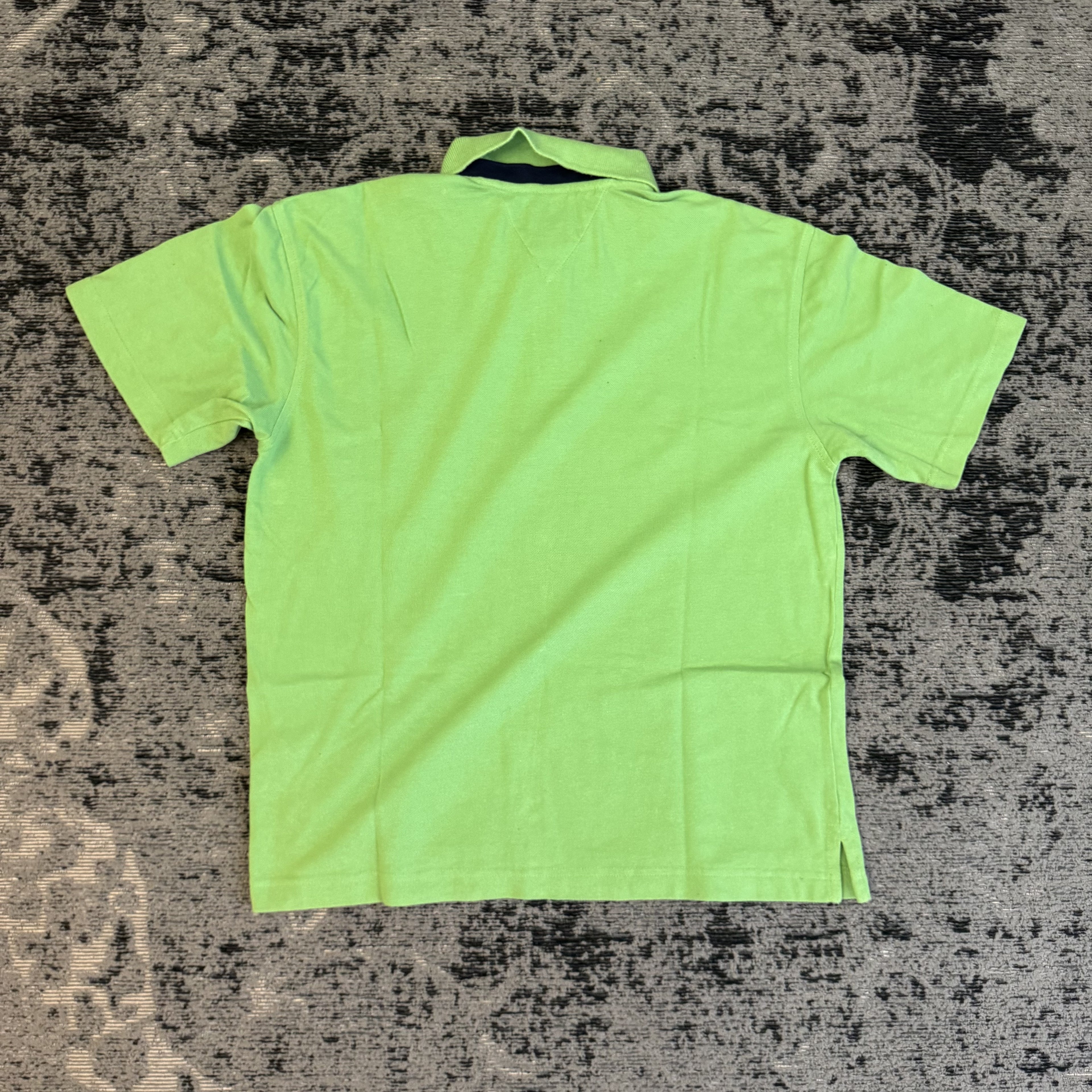 Tommy Hilfiger Lime Green Polo Shirt Size S