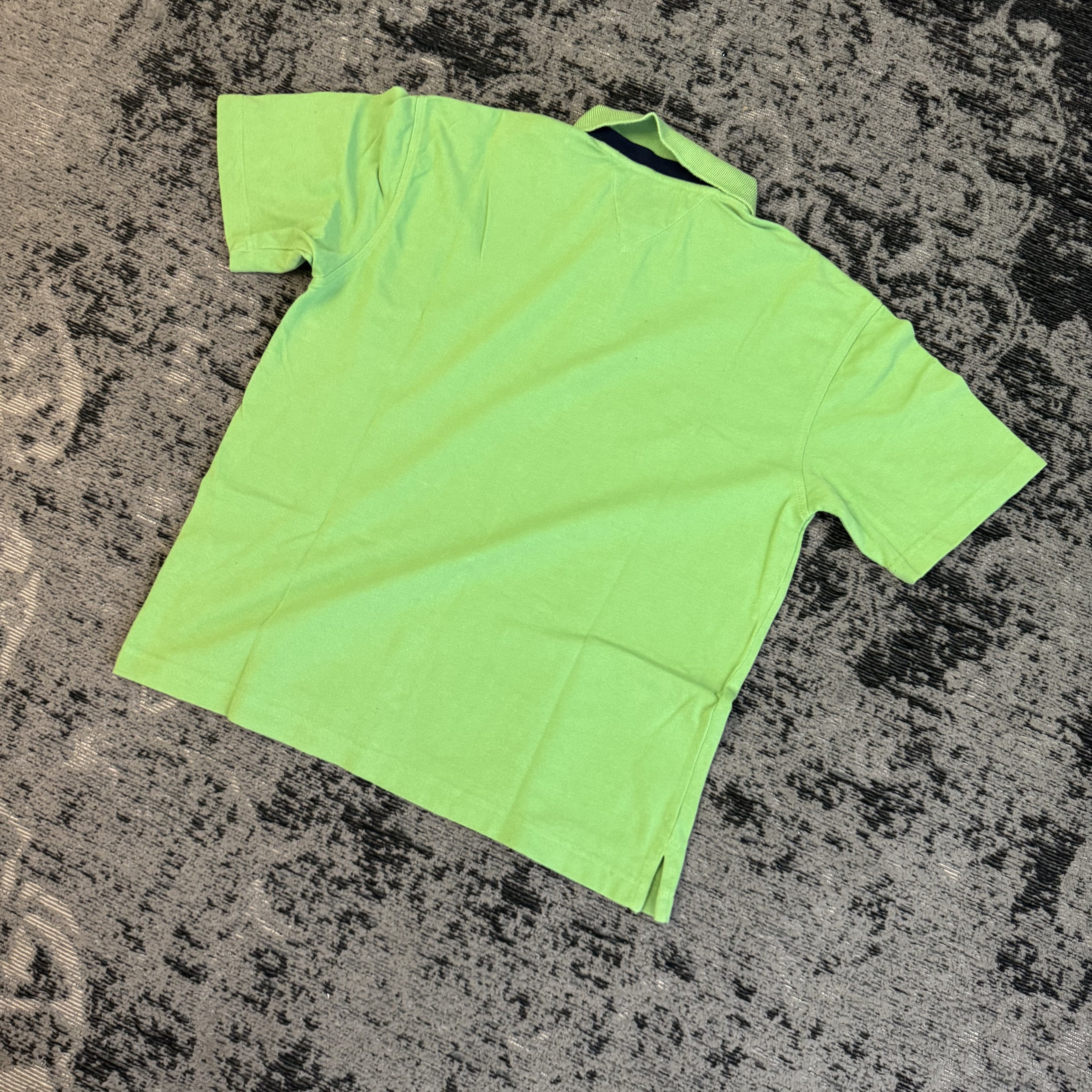 Tommy Hilfiger Lime Green Polo Shirt Size S