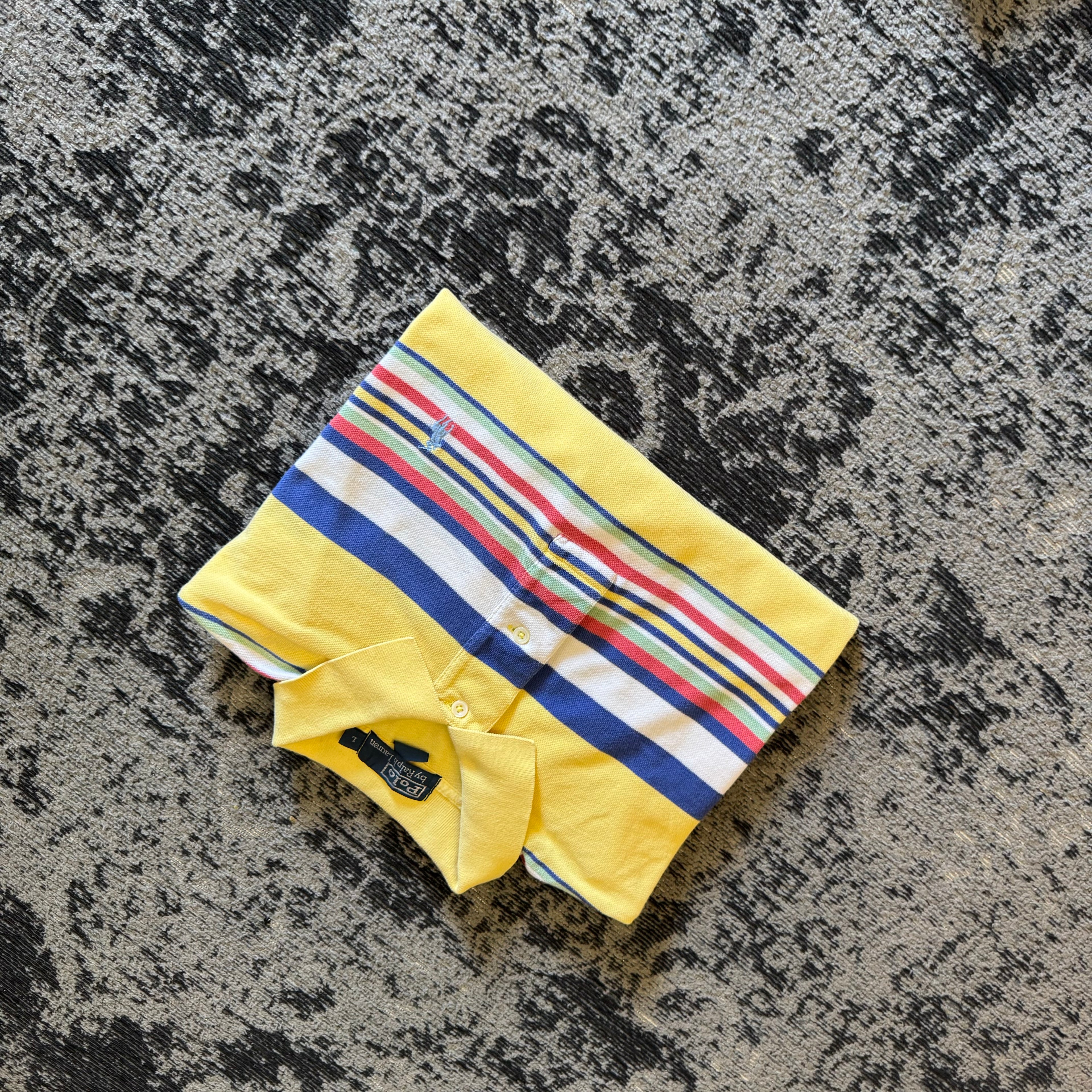 Polo Ralph Lauren Gialla a righe Multicolor taglia L