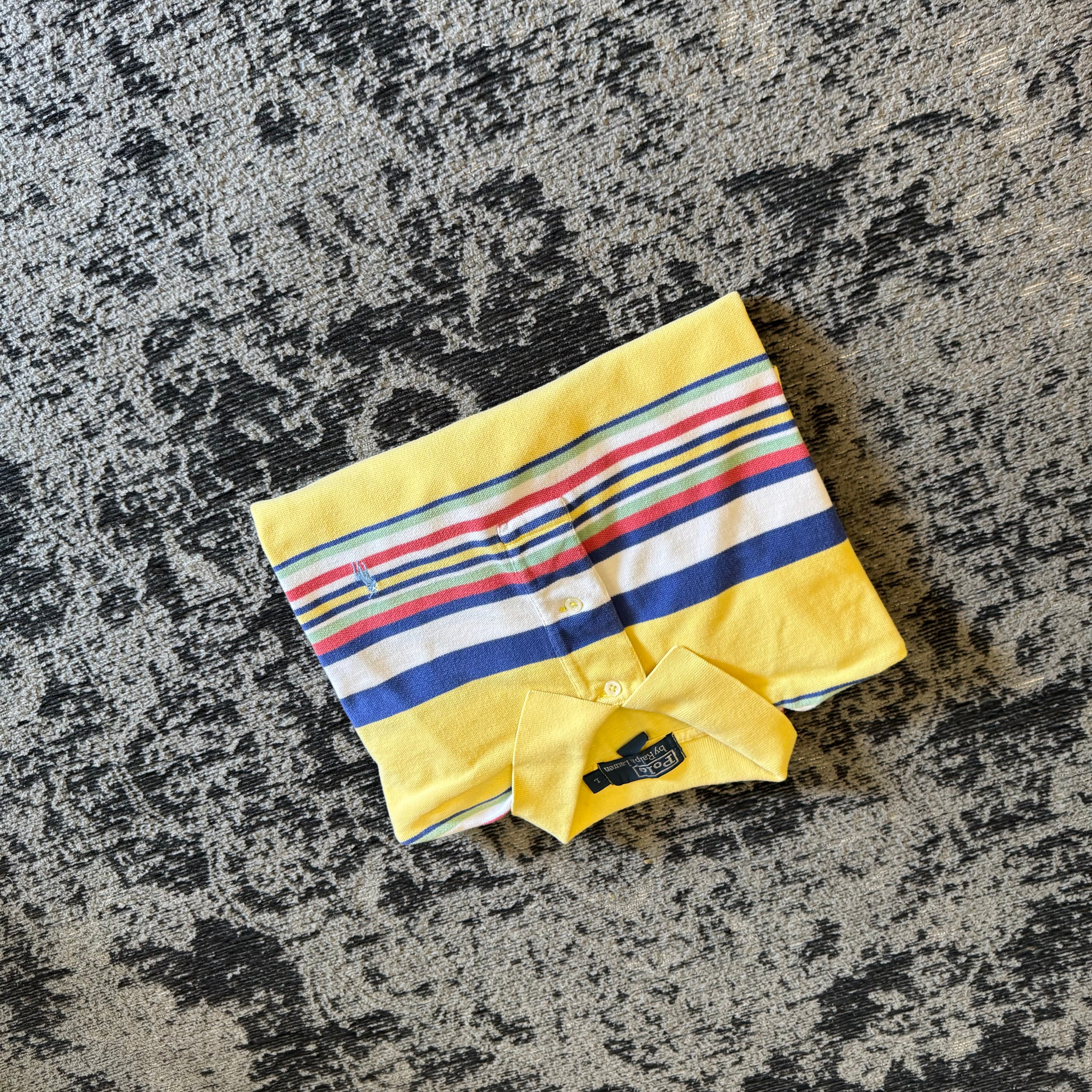 Polo Ralph Lauren Gialla a righe Multicolor taglia L