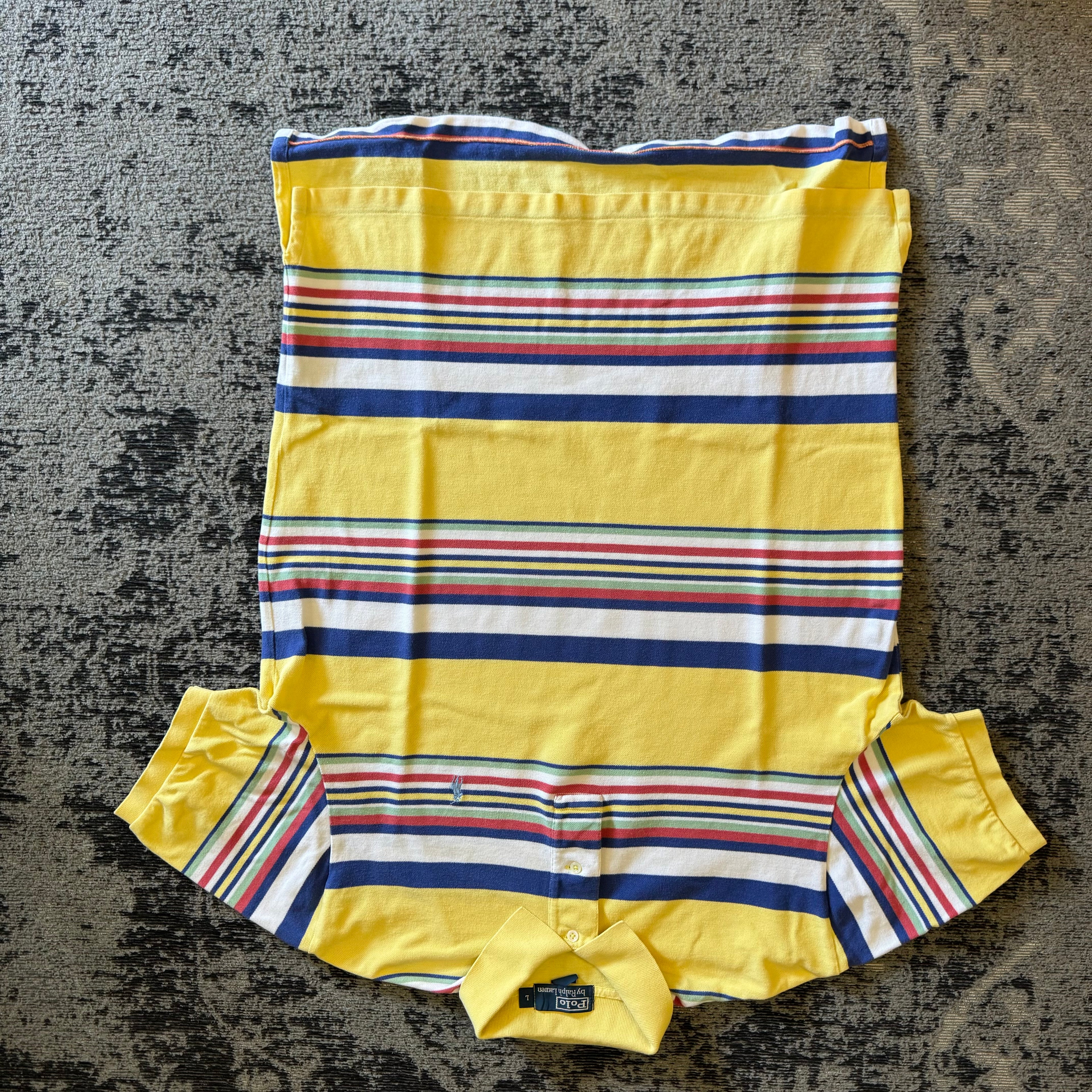 Polo Ralph Lauren Gialla a righe Multicolor taglia L
