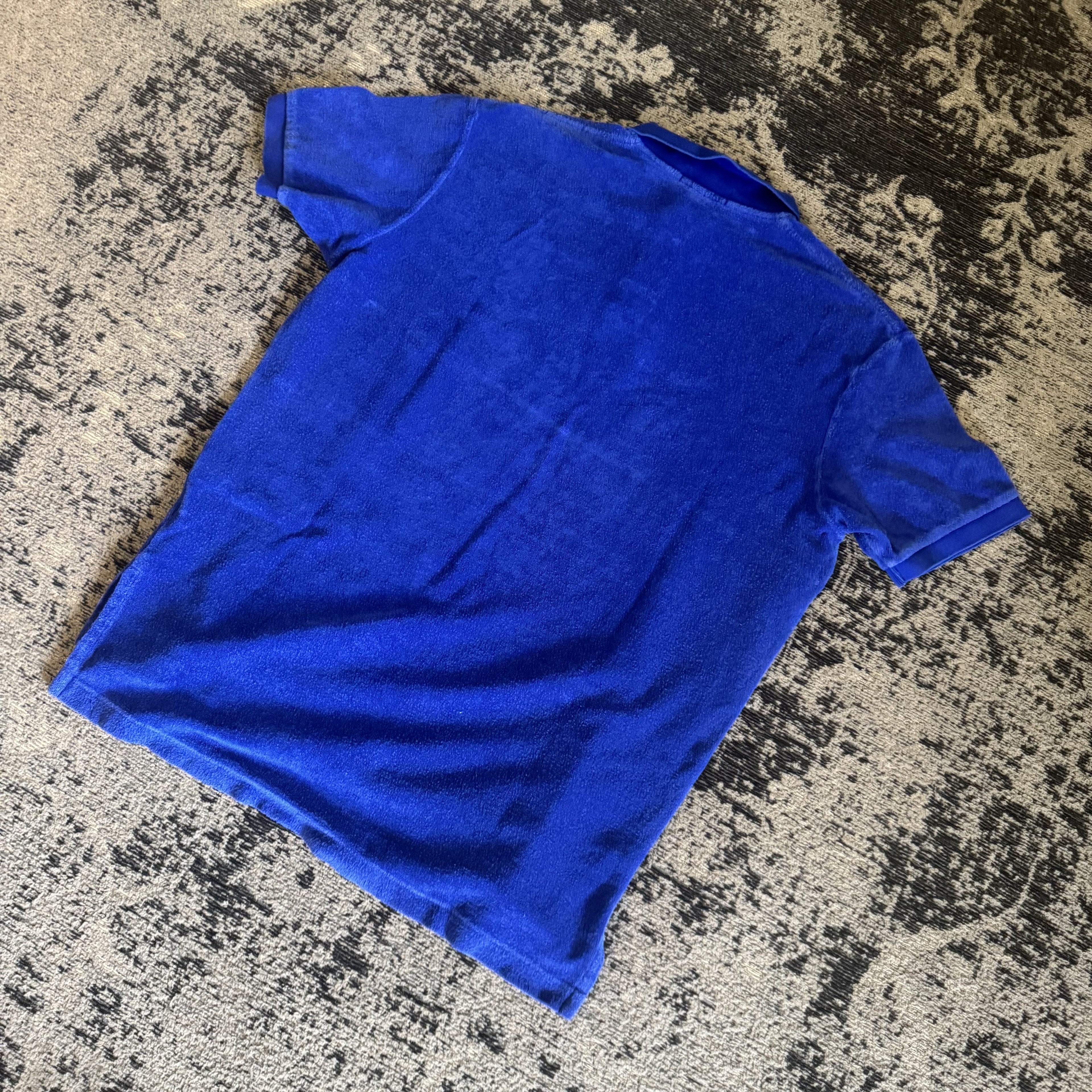 Ralph Lauren Royal Blue Terry Polo Shirt Size L