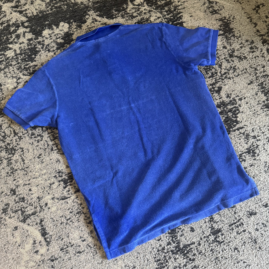 Ralph Lauren Royal Blue Terry Polo Shirt Size L