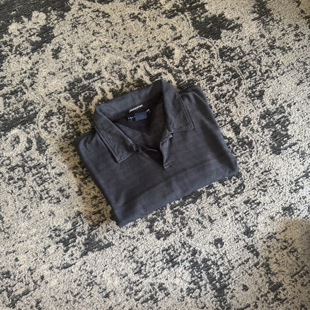 Tommy Hilfiger Charcoal Gray Polo Shirt Size XXL