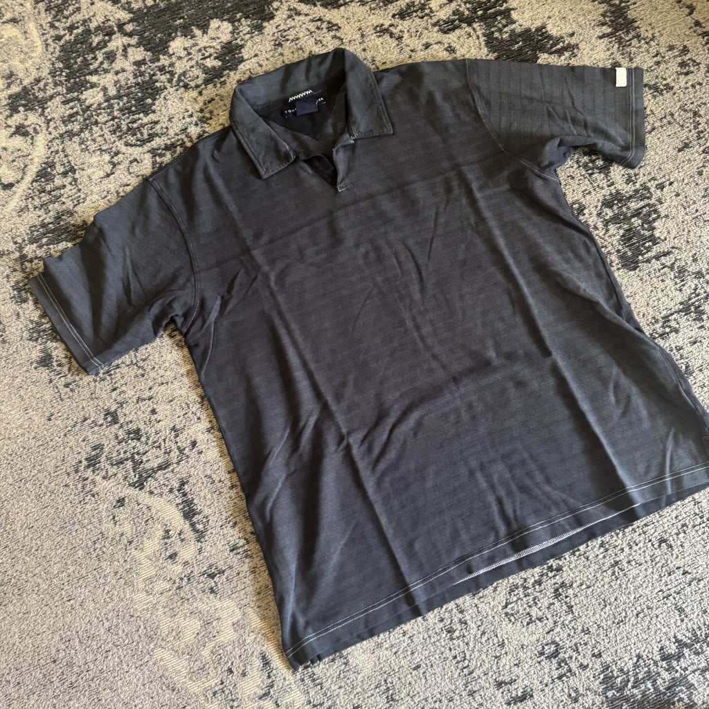 Tommy Hilfiger Charcoal Gray Polo Shirt Size XXL