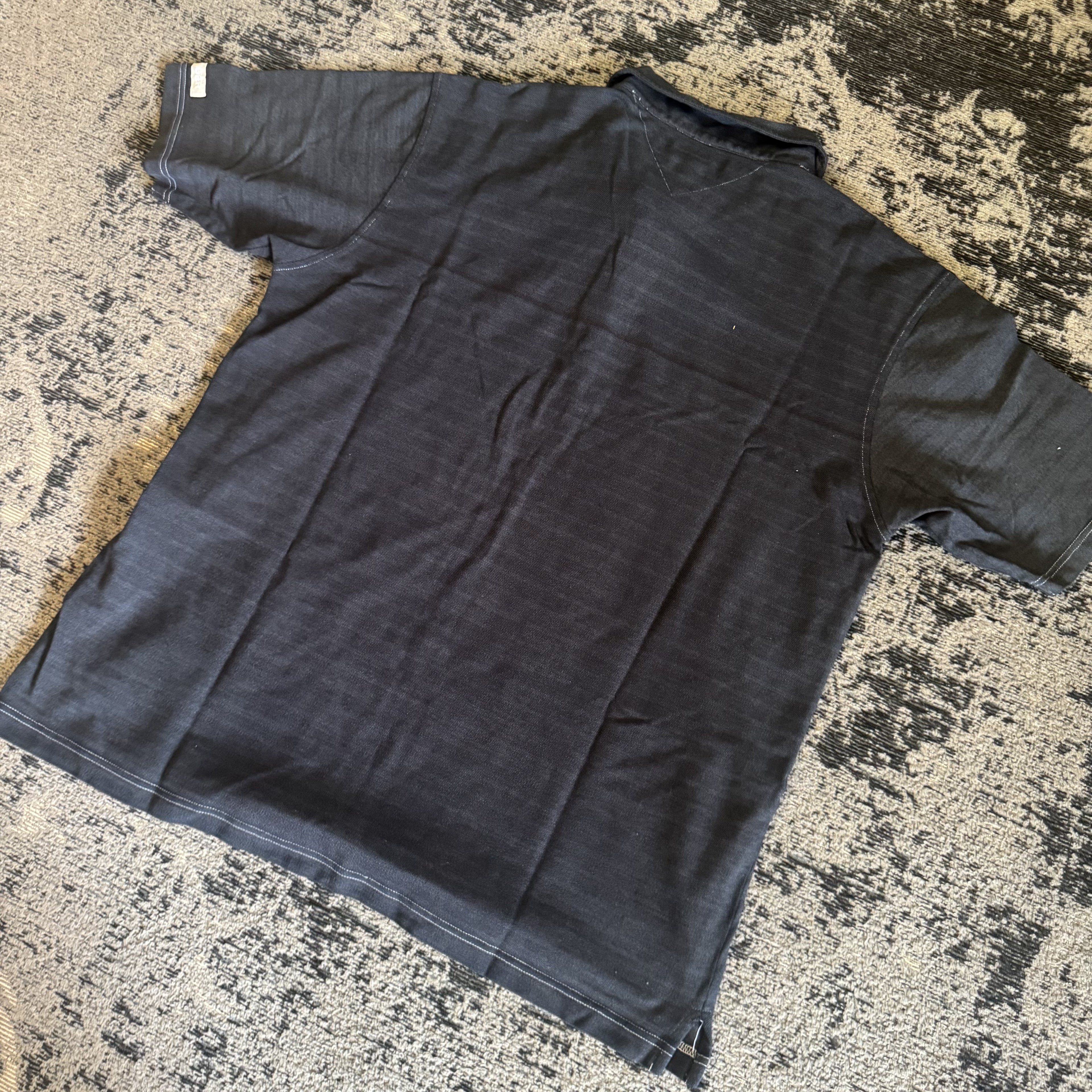 Tommy Hilfiger Charcoal Gray Polo Shirt Size XXL