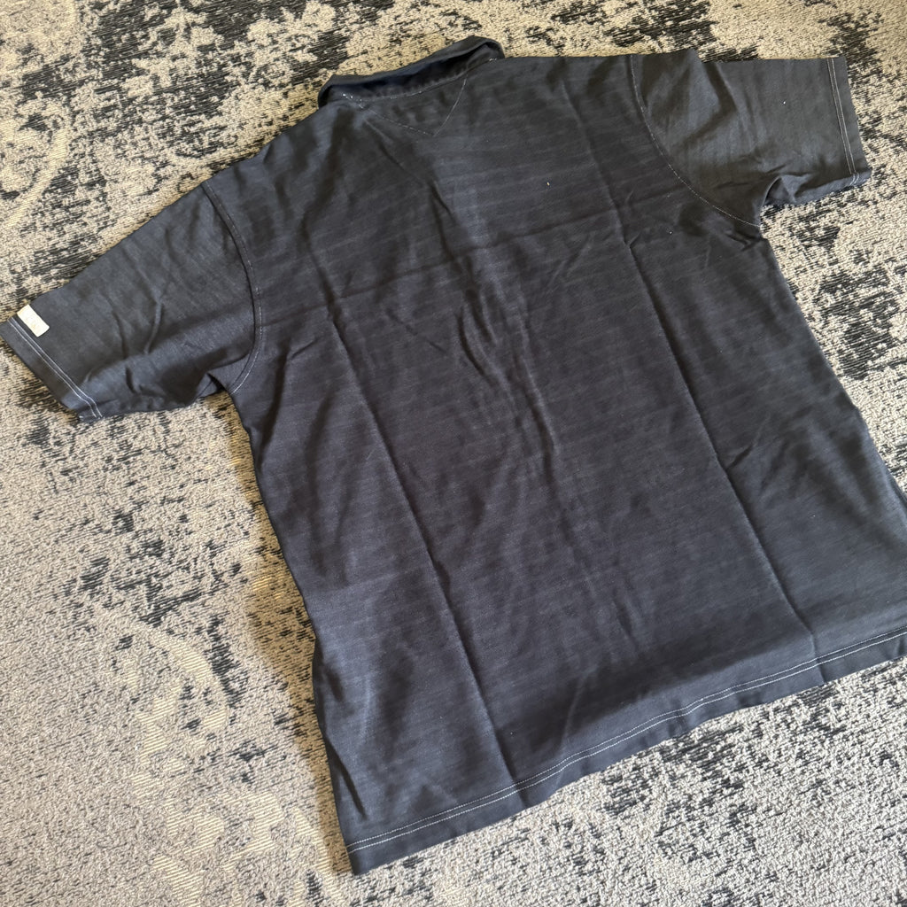 Tommy Hilfiger Charcoal Gray Polo Shirt Size XXL