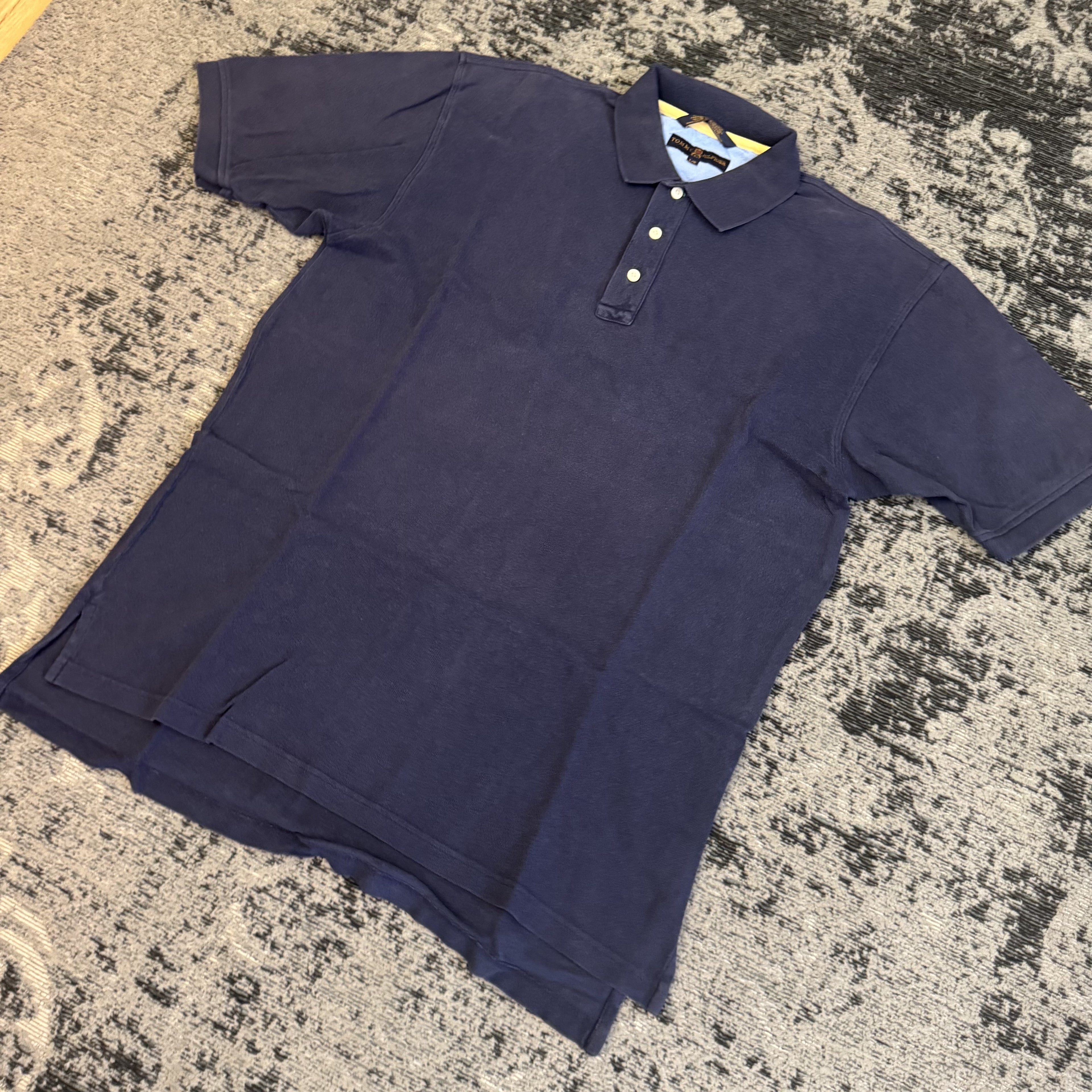 Tommy Hilfiger Navy Polo Shirt Size L