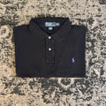 Polo Ralph Lauren nera cavallino Viola Preppy