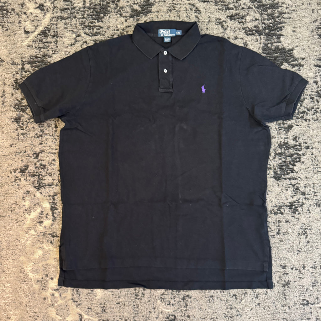 Polo Ralph Lauren nera cavallino Viola Preppy