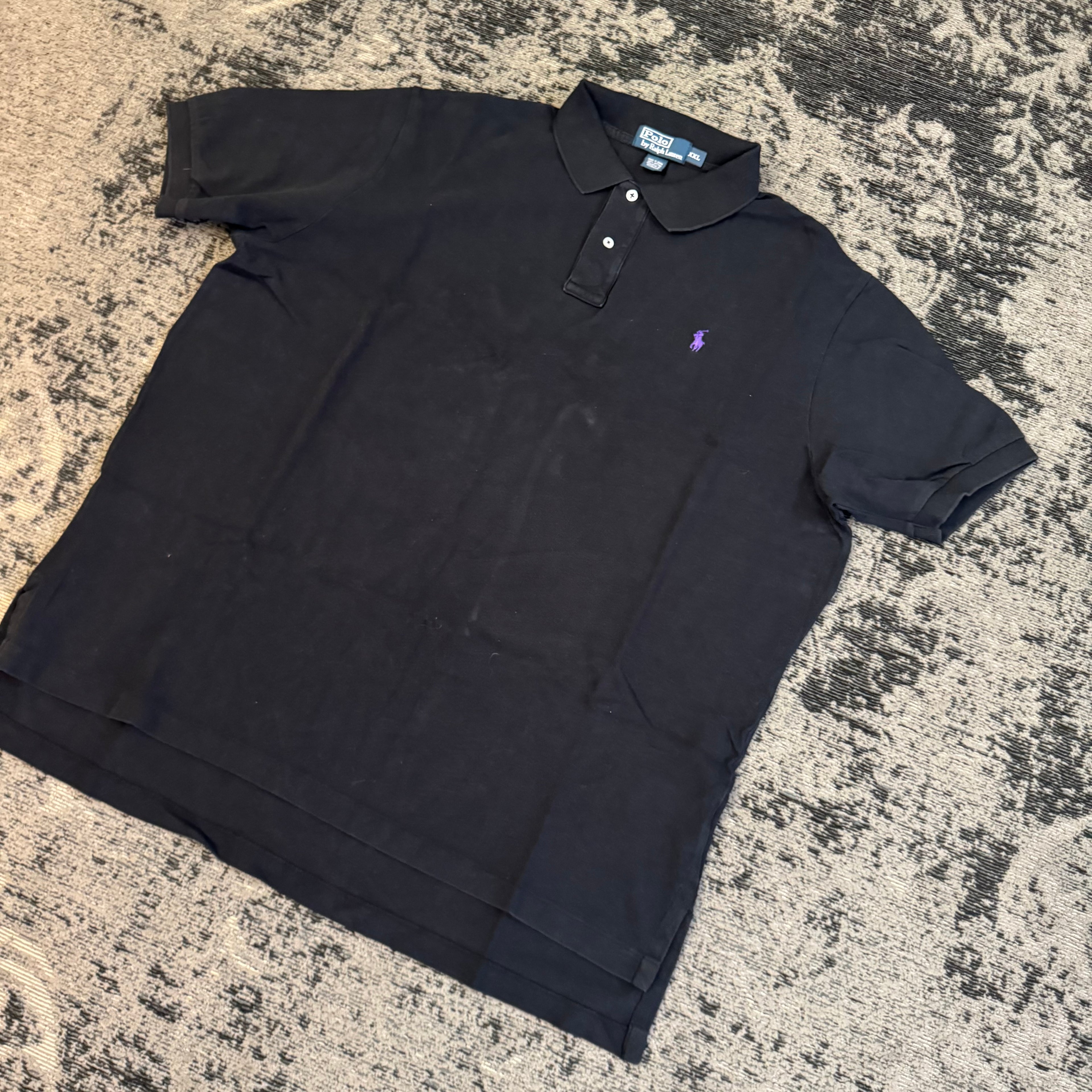 Polo Ralph Lauren nera cavallino Viola Preppy