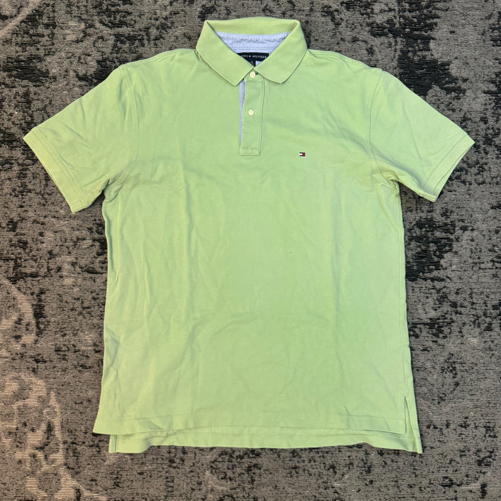 Polo Tommy Hilfigher Verde Lime Taglia L